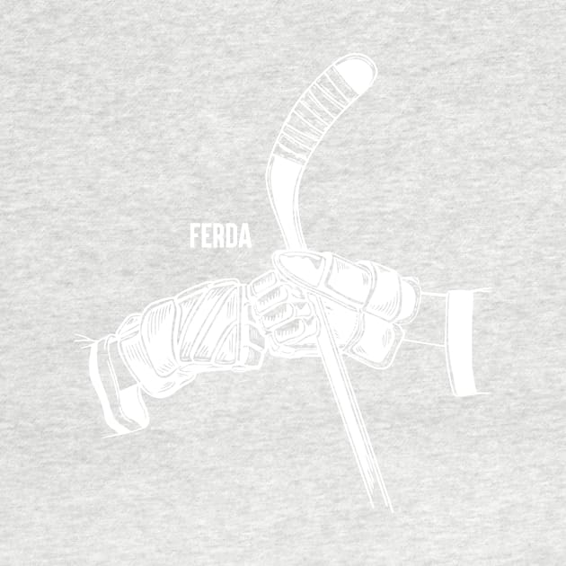 FERDA Fist Bump white by STL Lyons Hockey